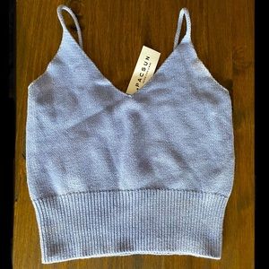Brandy Melville Cropped Sweater Tank